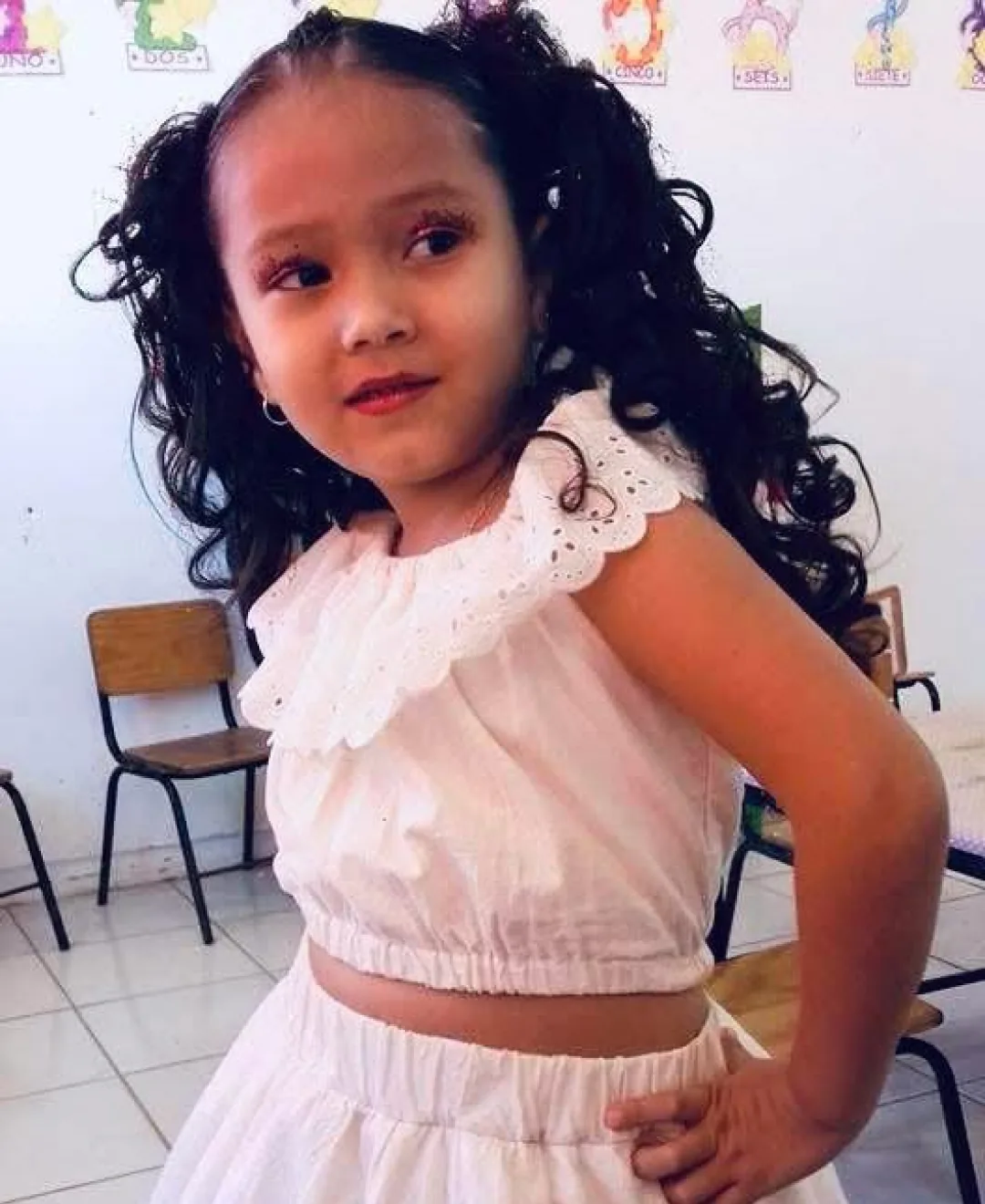 Itzel a los 6 años