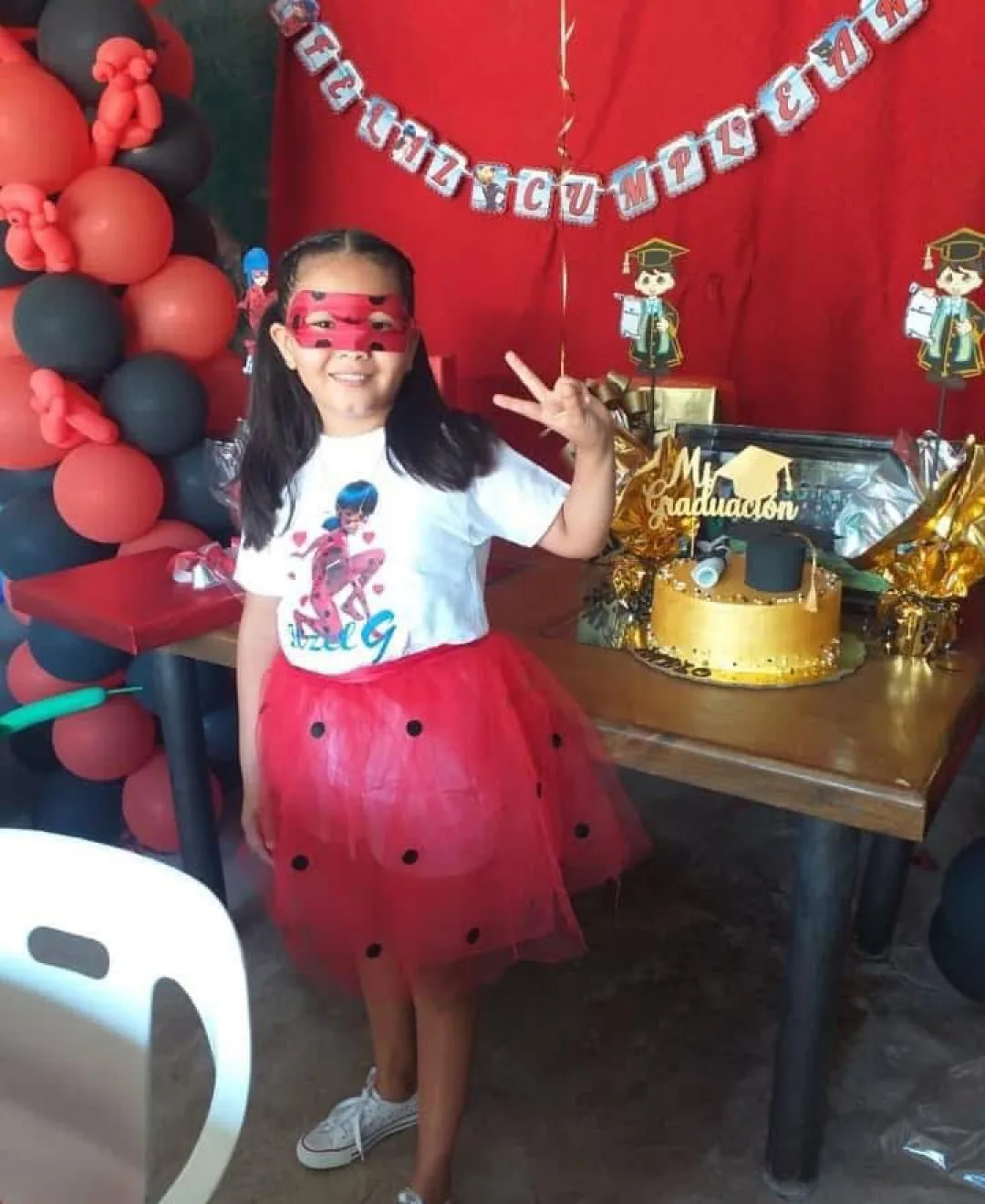 Itzel a los 9 años